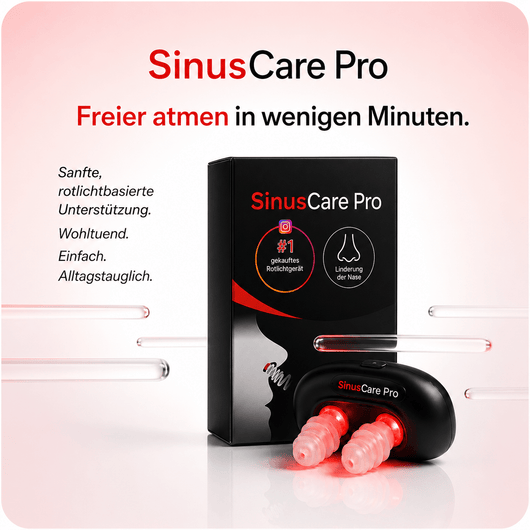 SinusCare™ Pro | Rotlicht - Nasentherapie gegen Rhinitis & Allergien - Zenobuy